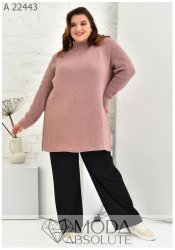 Жіночий подовжений светр Oversize А 22443 Жіночий подовжений светр Oversize А 22443